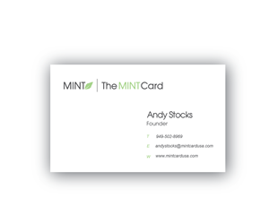 Diseño de Tarjeta de Presentación por Pv_999 para mint | Diseño: #3693571