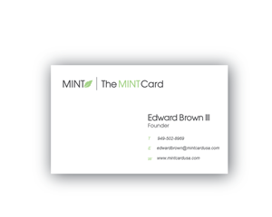 Diseño de Tarjeta de Presentación por Pv_999 para mint | Diseño: #3693628