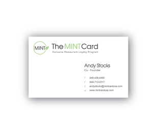 Diseño de Tarjeta de Presentación por Pv_999 para mint | Diseño: #3698995