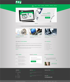 Wordpress Design by aarsita for TP Solutions | Design #3758508