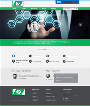WordPress-Design von Emmanuel für TP Solutions | Design: #3776985