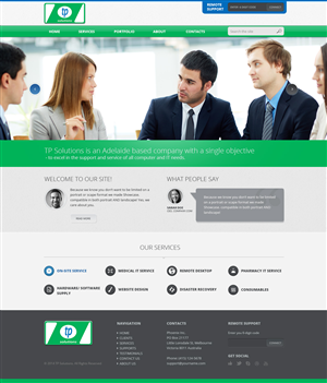 WordPress-Design von Emmanuel für TP Solutions | Design: #3776987