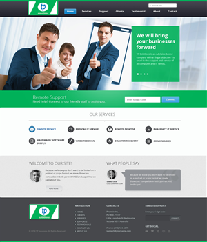 WordPress-Design von Emmanuel für TP Solutions | Design: #3776995