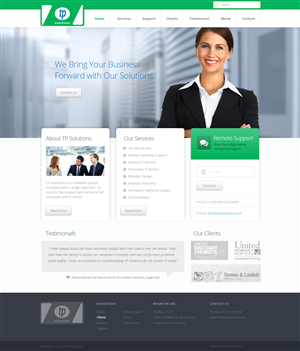 WordPress-Design von Emmanuel für TP Solutions | Design: #3777000