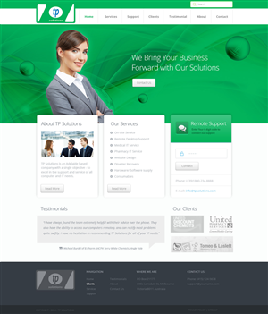 WordPress-Design von Emmanuel für TP Solutions | Design: #3777015