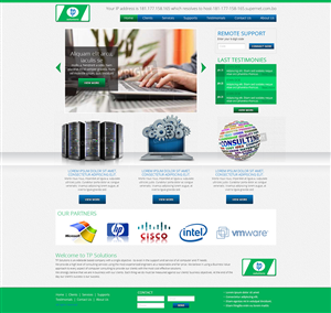 Wordpress Design by designbox for TP Solutions | Design #3850018