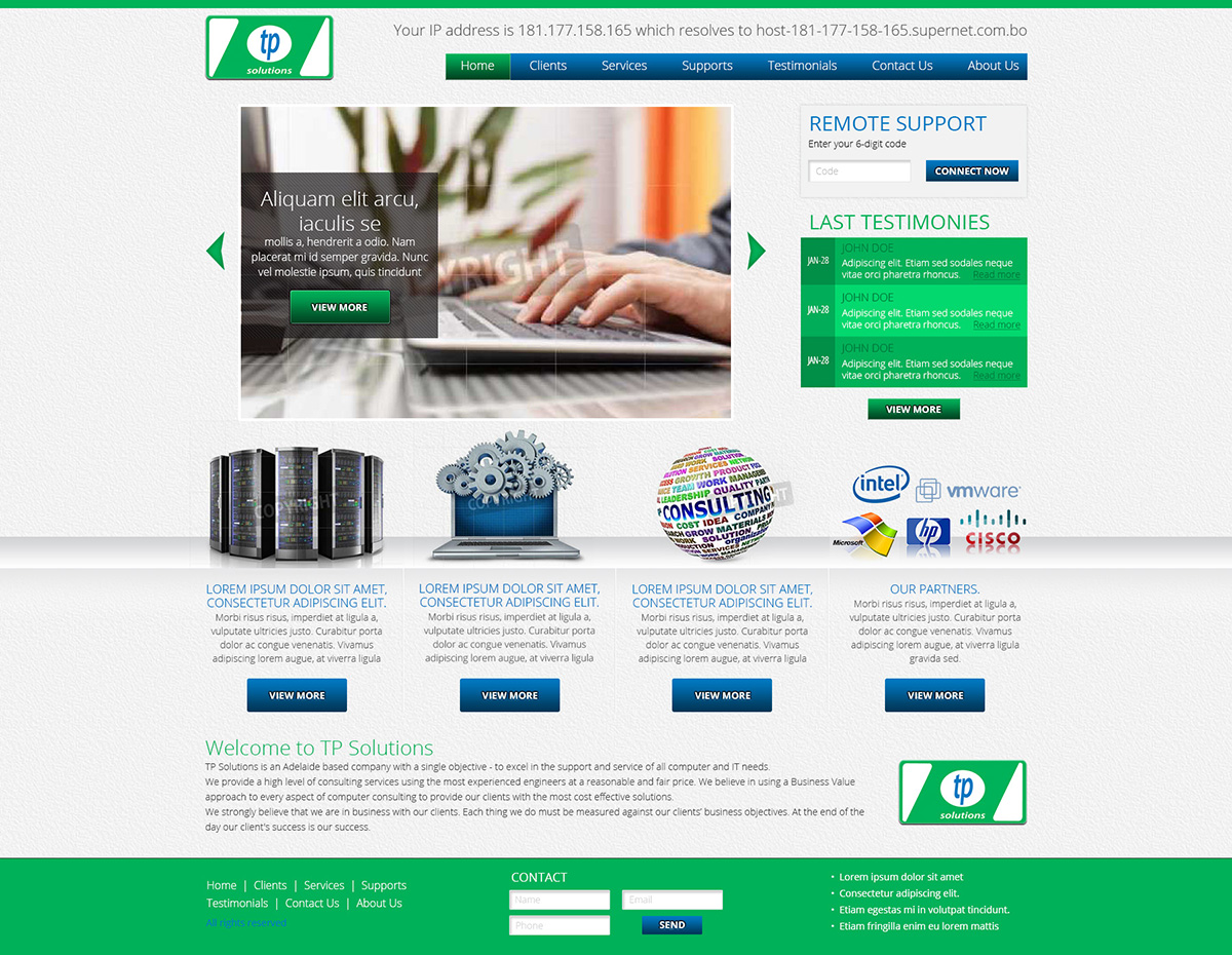 Wordpress Design by designbox for TP Solutions | Design #3850024