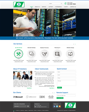 WordPress-Design von harmi_199 für TP Solutions | Design: #3743479