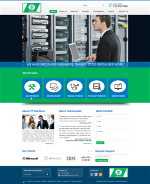 WordPress-Design von harmi_199 für TP Solutions | Design: #3744852