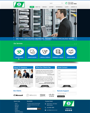 WordPress-Design von harmi_199 für TP Solutions | Design: #3821079