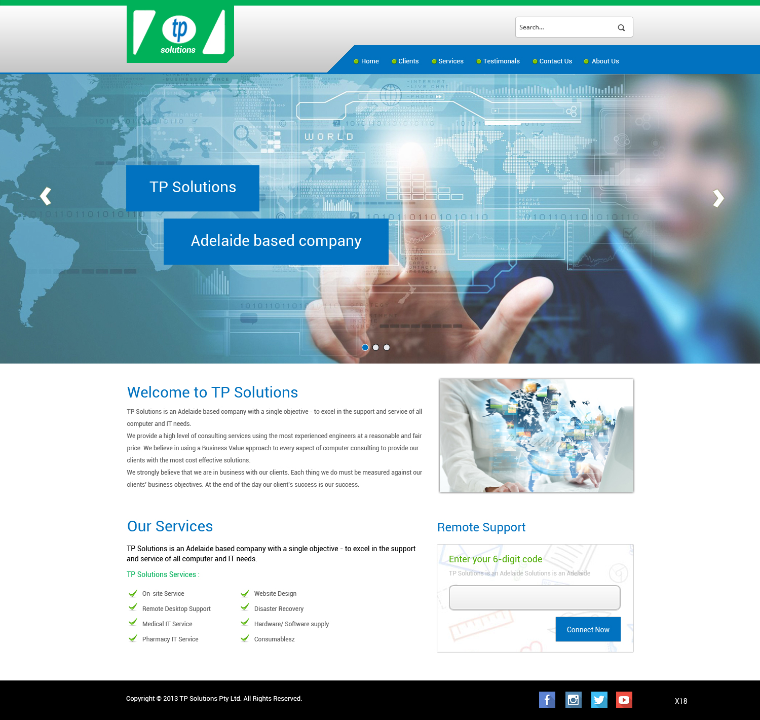 Wordpress Design by pb for TP Solutions | Design #3723795