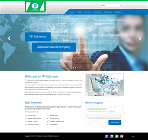 WordPress-Design von pb für TP Solutions | Design: #3723795