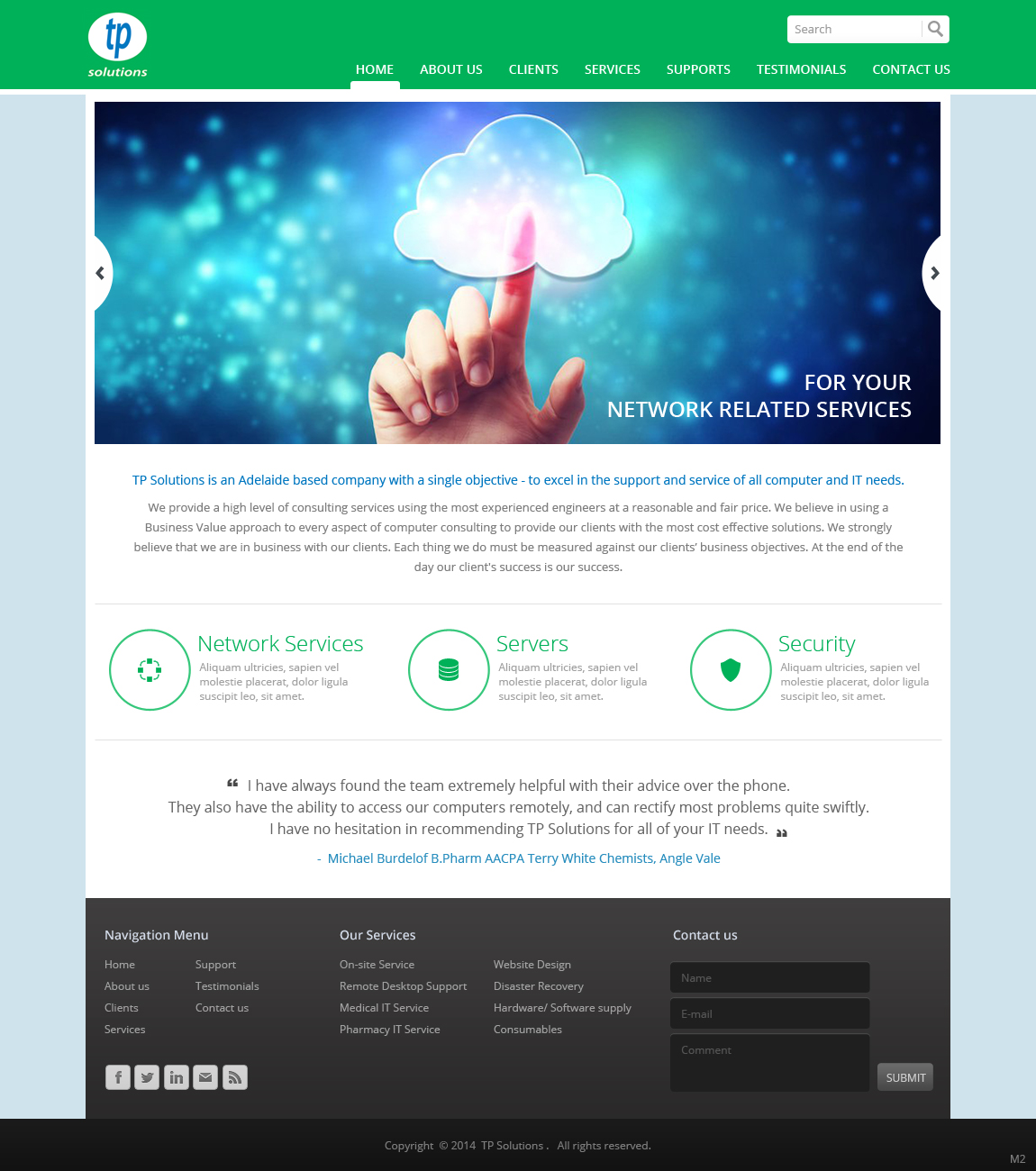 WordPress-Design von pb für TP Solutions | Design #3723800