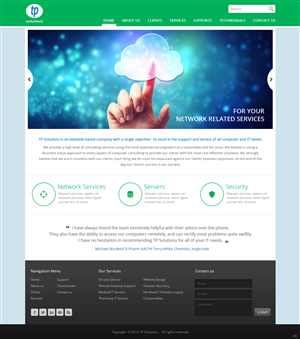 WordPress-Design von pb für TP Solutions | Design: #3723800