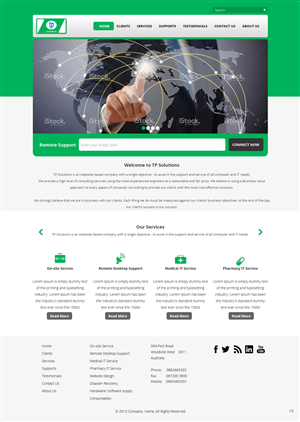 WordPress-Design von pb für TP Solutions | Design: #3728722