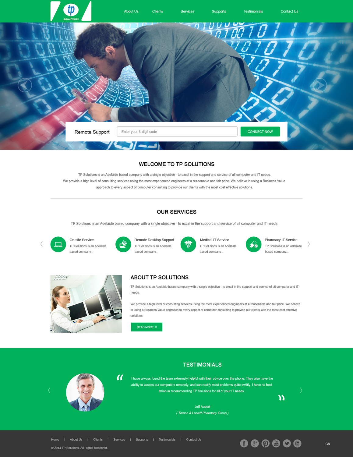 WordPress-Design von pb für TP Solutions | Design #3728726