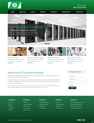 WordPress-Design von pb für TP Solutions | Design: #3732220