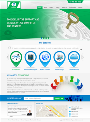 Wordpress Design by Creative Usha for TP Solutions | Design #3804521