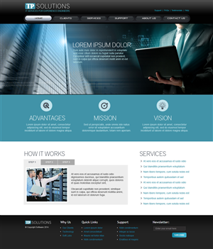 WordPress-Design von jeckx2 für TP Solutions | Design: #3800588