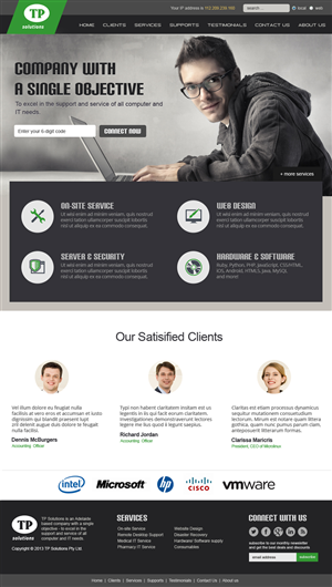 WordPress-Design von jeckx2 für TP Solutions | Design: #3875538