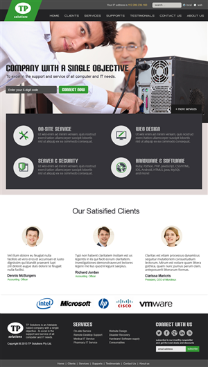 WordPress-Design von jeckx2 für TP Solutions | Design: #3875545