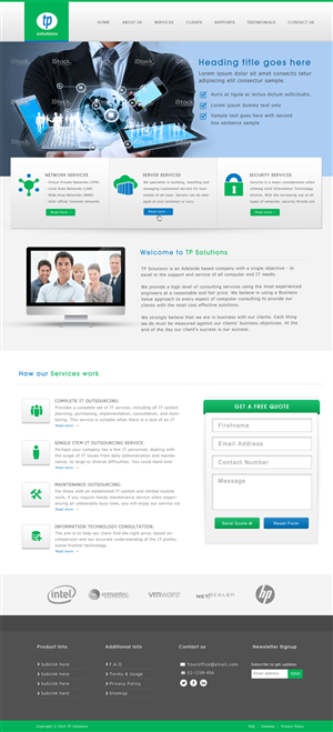 WordPress-Design von JM für TP Solutions | Design: #3738268