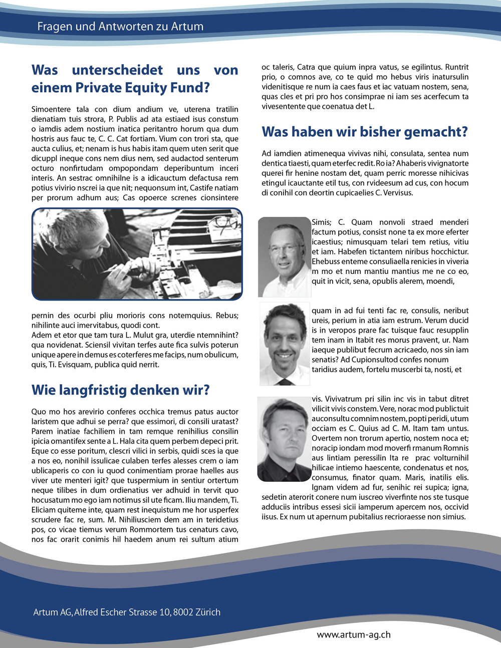 Flyer Design by iTech Graphics for Novus Partners AG | Design #3695264