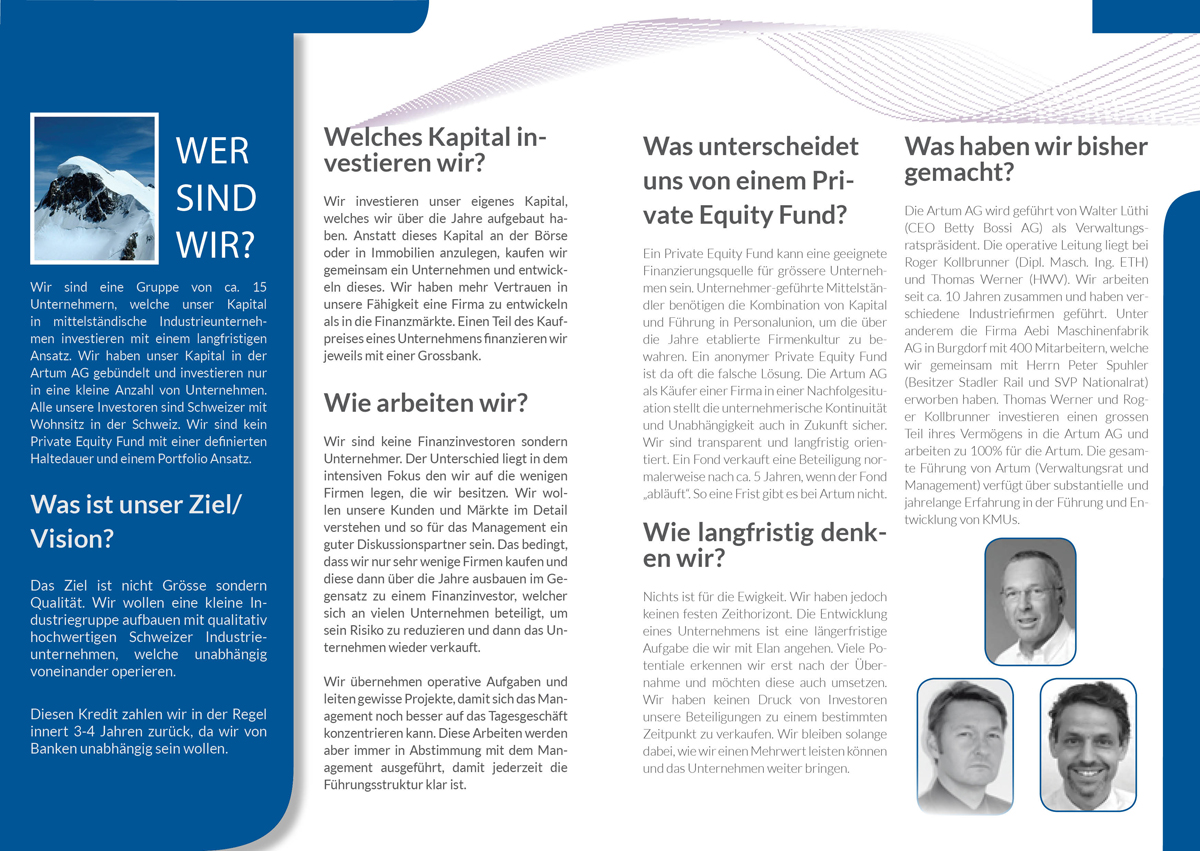 Flyer Design by iTech Graphics for Novus Partners AG | Design #3721497