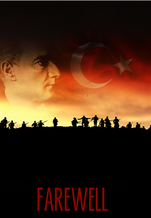 Movie Poster for a War Biography (Ataturk) | Poster Design by Ramya Sarang