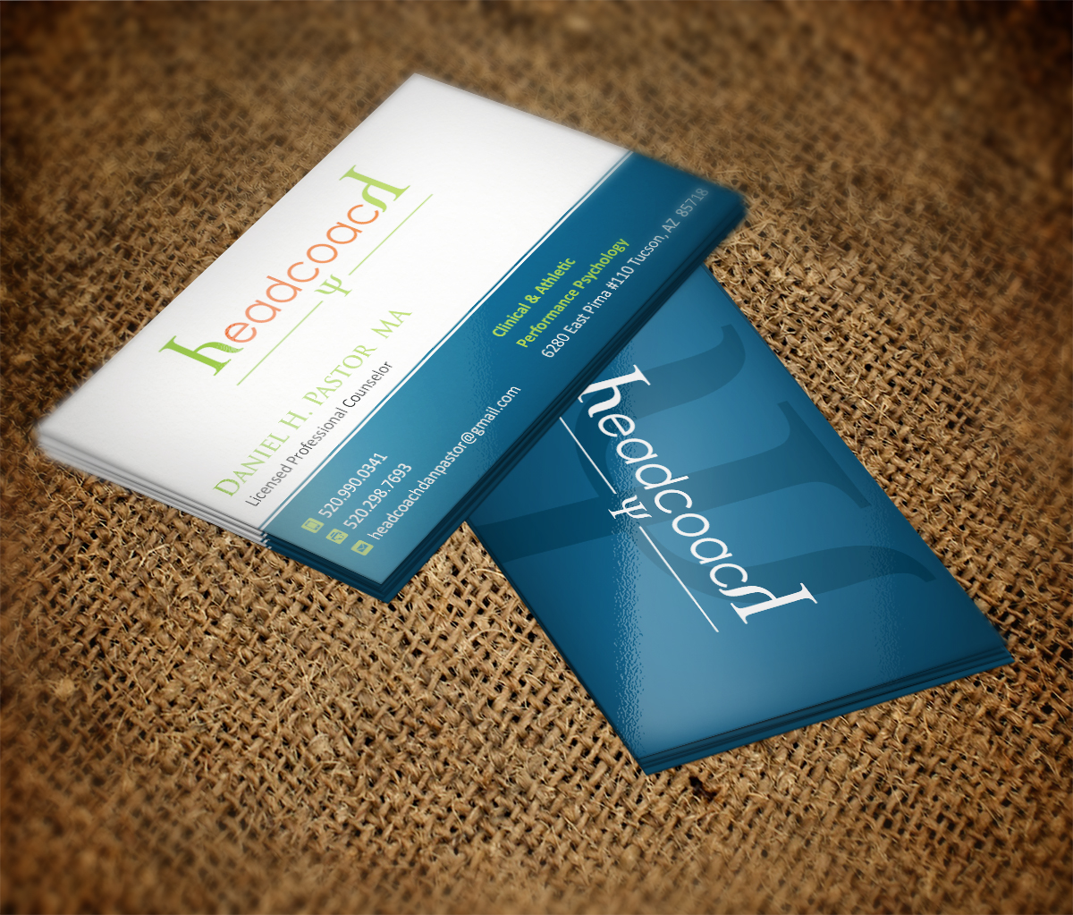 Visitenkarten-Design von MT für Headcoach Dan Pastor | Design #3762680