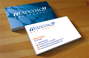 Design de Carte de Visite par Hardcore Design pour Headcoach Dan Pastor | Design #3762837