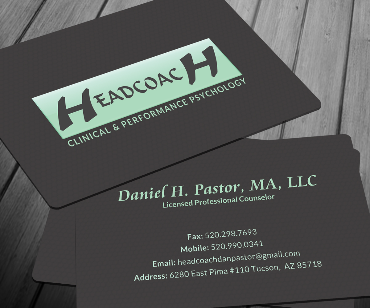 Diseño de Tarjeta de Presentación por Sarah Haroon para Headcoach Dan Pastor | Diseño #3745812