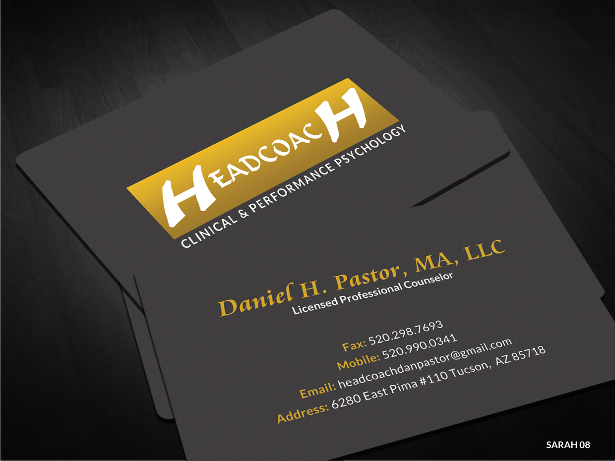 Design de Carte de Visite par Sarah Haroon pour Headcoach Dan Pastor | Design #3745950