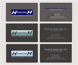 Business Card Design by Sarah Haroon for Headcoach Dan Pastor | Design: #3746861