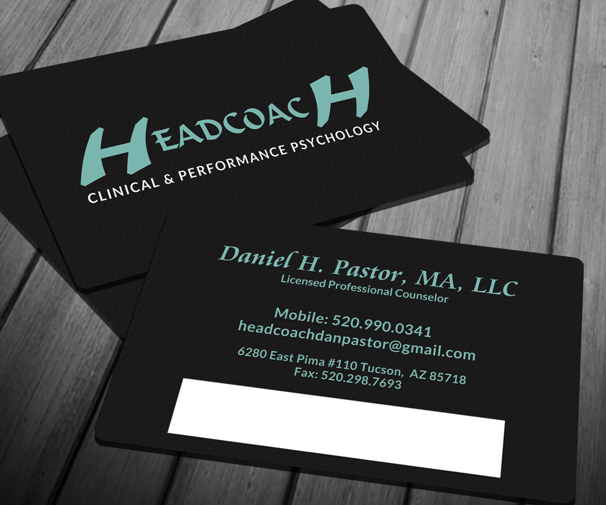 Business Card Design by Sarah Haroon for Headcoach Dan Pastor | Design: #3763214