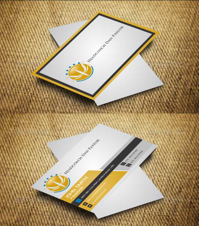Diseño de Tarjeta de Presentación por AwsomeD para Headcoach Dan Pastor | Diseño #3711488