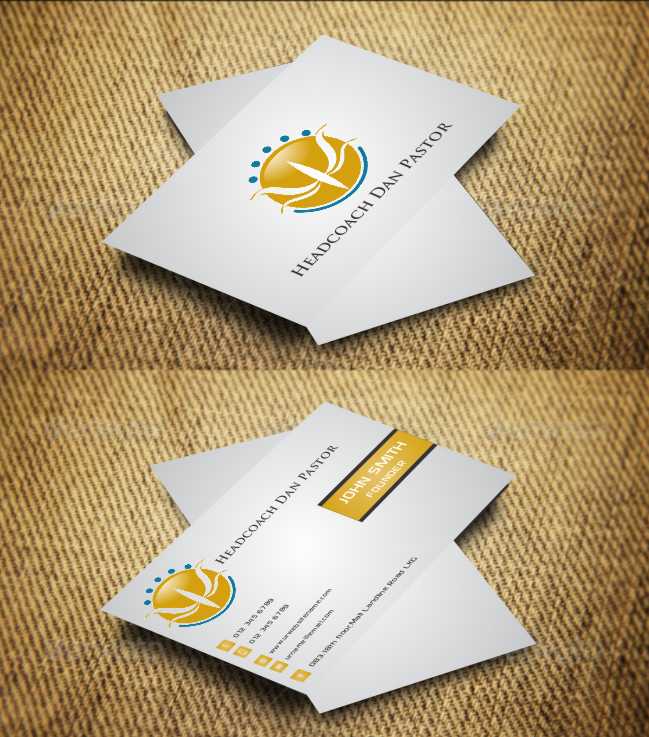 Diseño de Tarjeta de Presentación por AwsomeD para Headcoach Dan Pastor | Diseño #3711493