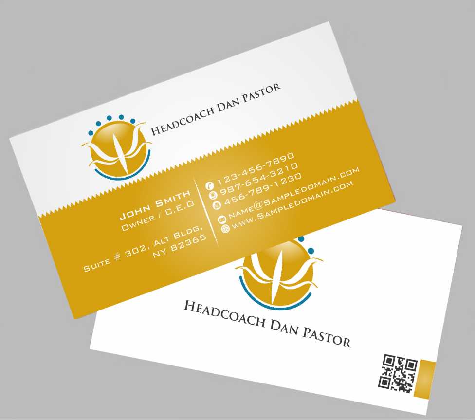 Business Card Design by AwsomeD for Headcoach Dan Pastor | Design #3711498