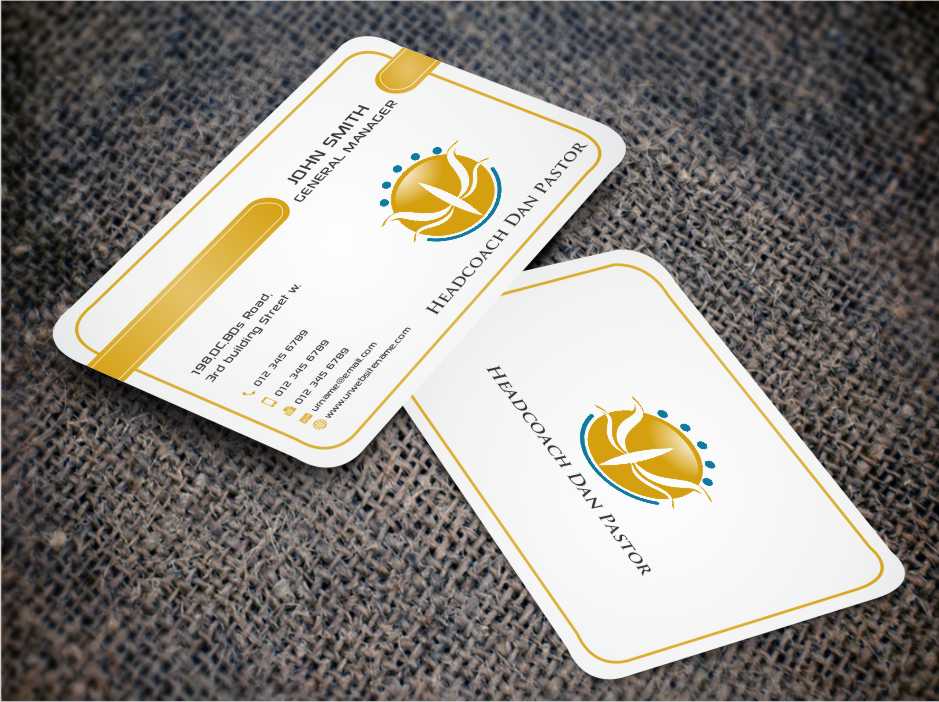 Diseño de Tarjeta de Presentación por AwsomeD para Headcoach Dan Pastor | Diseño #3711501