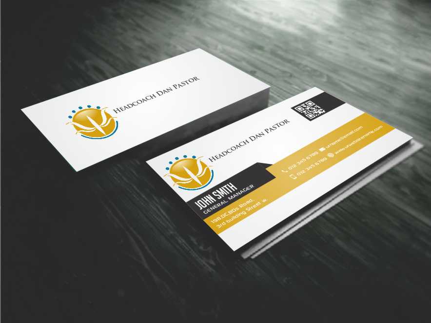 Diseño de Tarjeta de Presentación por AwsomeD para Headcoach Dan Pastor | Diseño #3711504