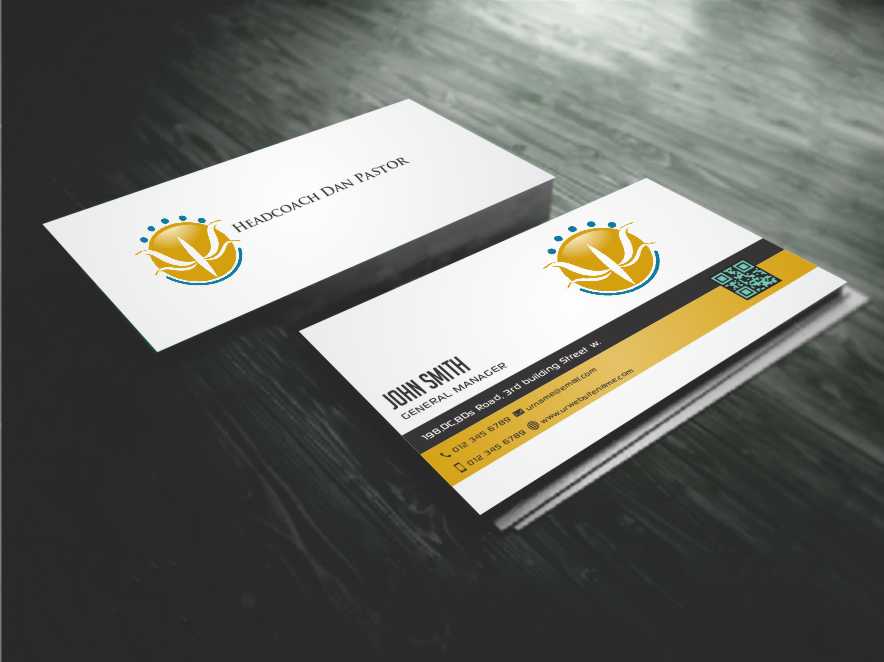 Diseño de Tarjeta de Presentación por AwsomeD para Headcoach Dan Pastor | Diseño #3711505