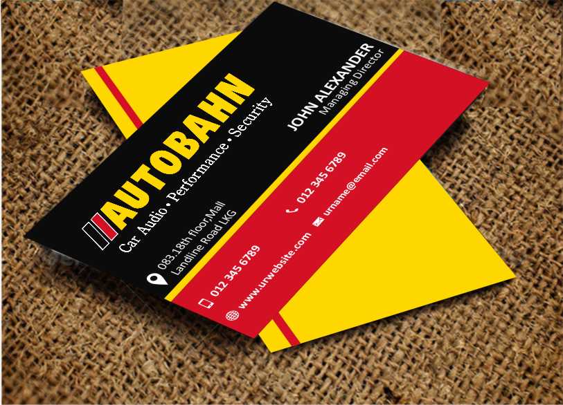 Visitenkarten-Design von AwsomeD für Autobahn | Design #3700482