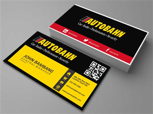 Business Card Design by AwsomeD for Autobahn | Design: #3700483