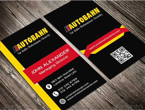 Business Card Design by AwsomeD for Autobahn | Design: #3700484
