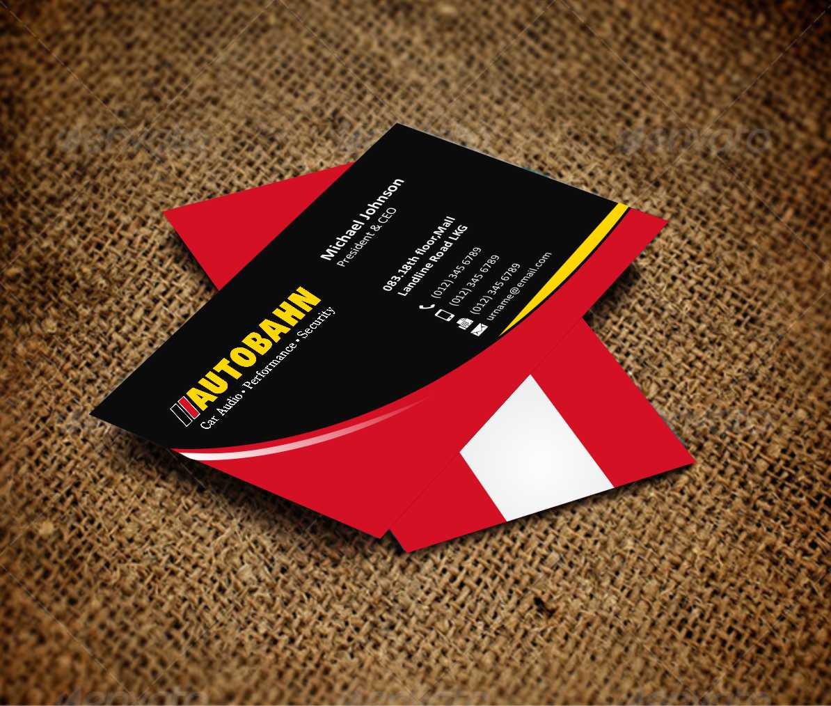 Business Card Design by AwsomeD for Autobahn | Design #3700486