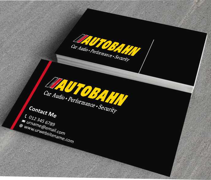 Business Card Design by AwsomeD for Autobahn | Design #3700490