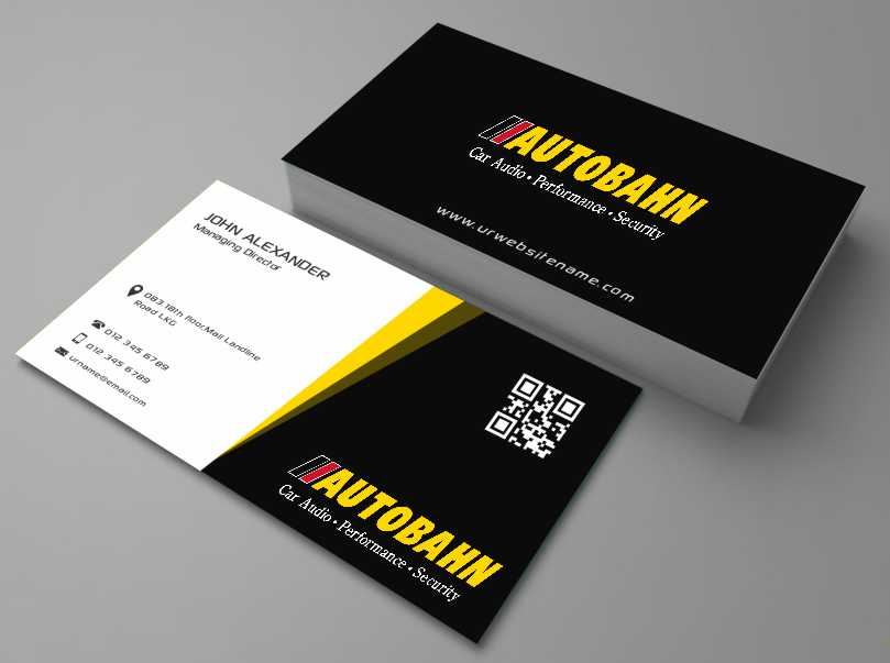 Business Card Design by AwsomeD for Autobahn | Design #3700491