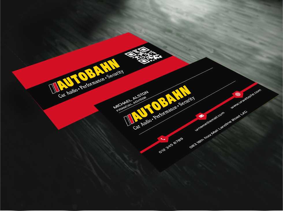 Business Card Design by AwsomeD for Autobahn | Design #3700494