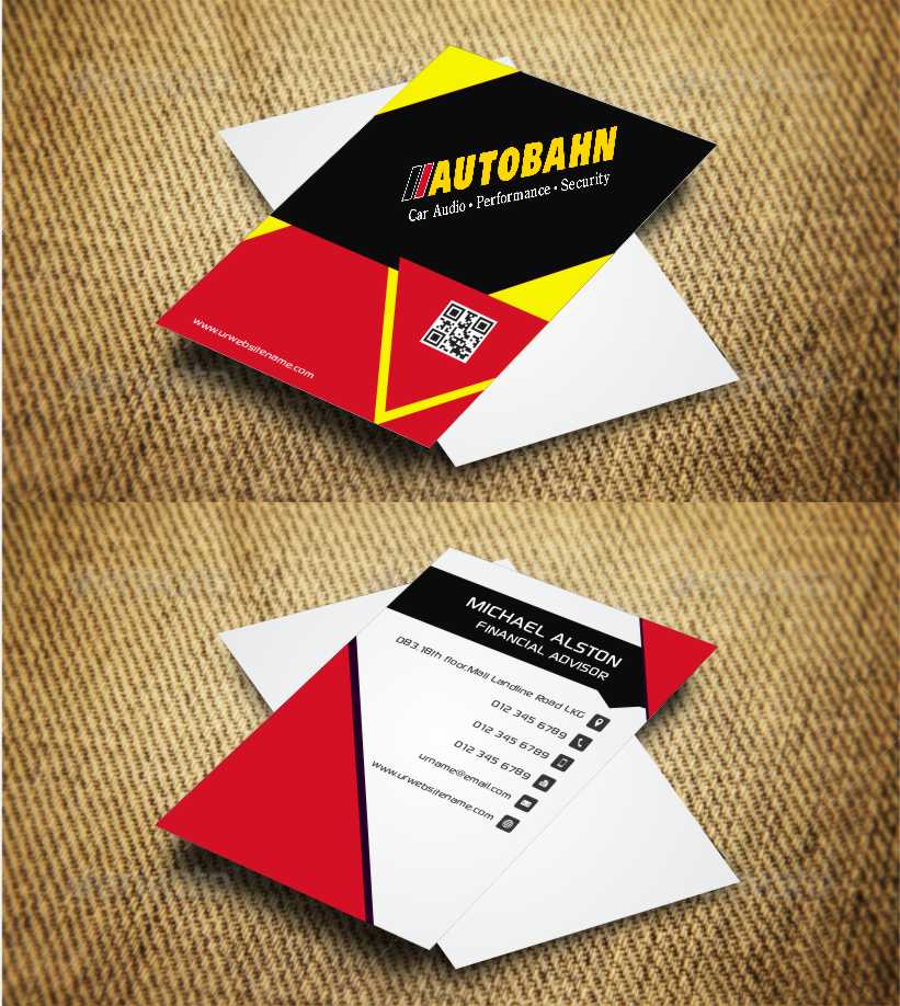 Diseño de Tarjeta de Presentación por AwsomeD para Autobahn | Diseño #3700498
