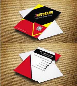 Business Card Design by AwsomeD for Autobahn | Design: #3700498